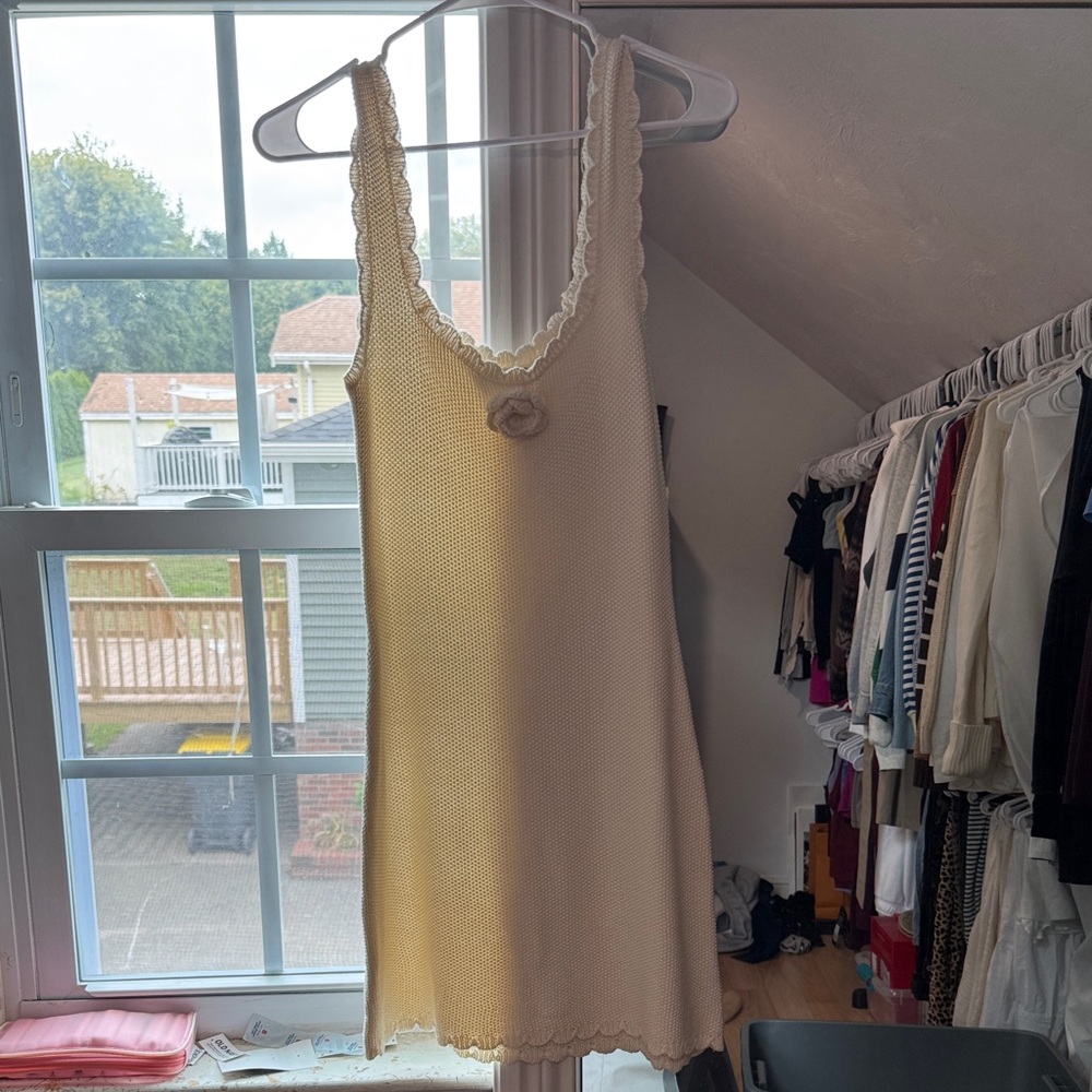 Wild Fable Cream Knit Dress